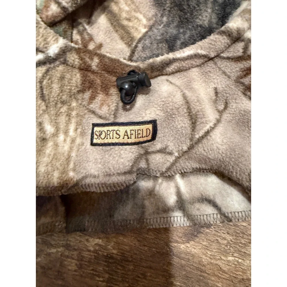 Sports Afield‎ Camo Fleece Balaclava Hunting Face Mask Hood Woodland Camouflage